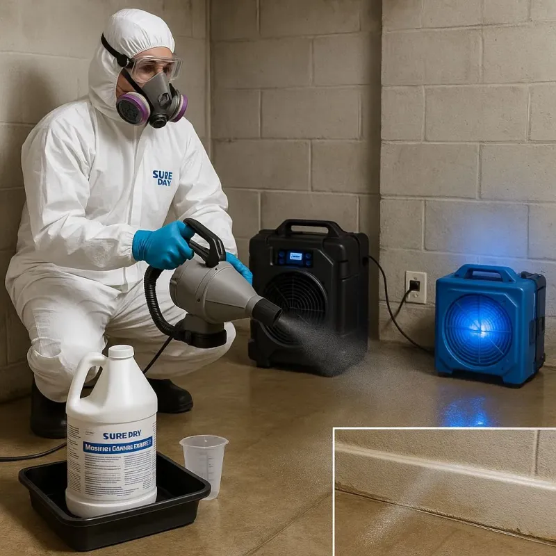 Sanitization and Odor Removal process in Golden Gate, FL